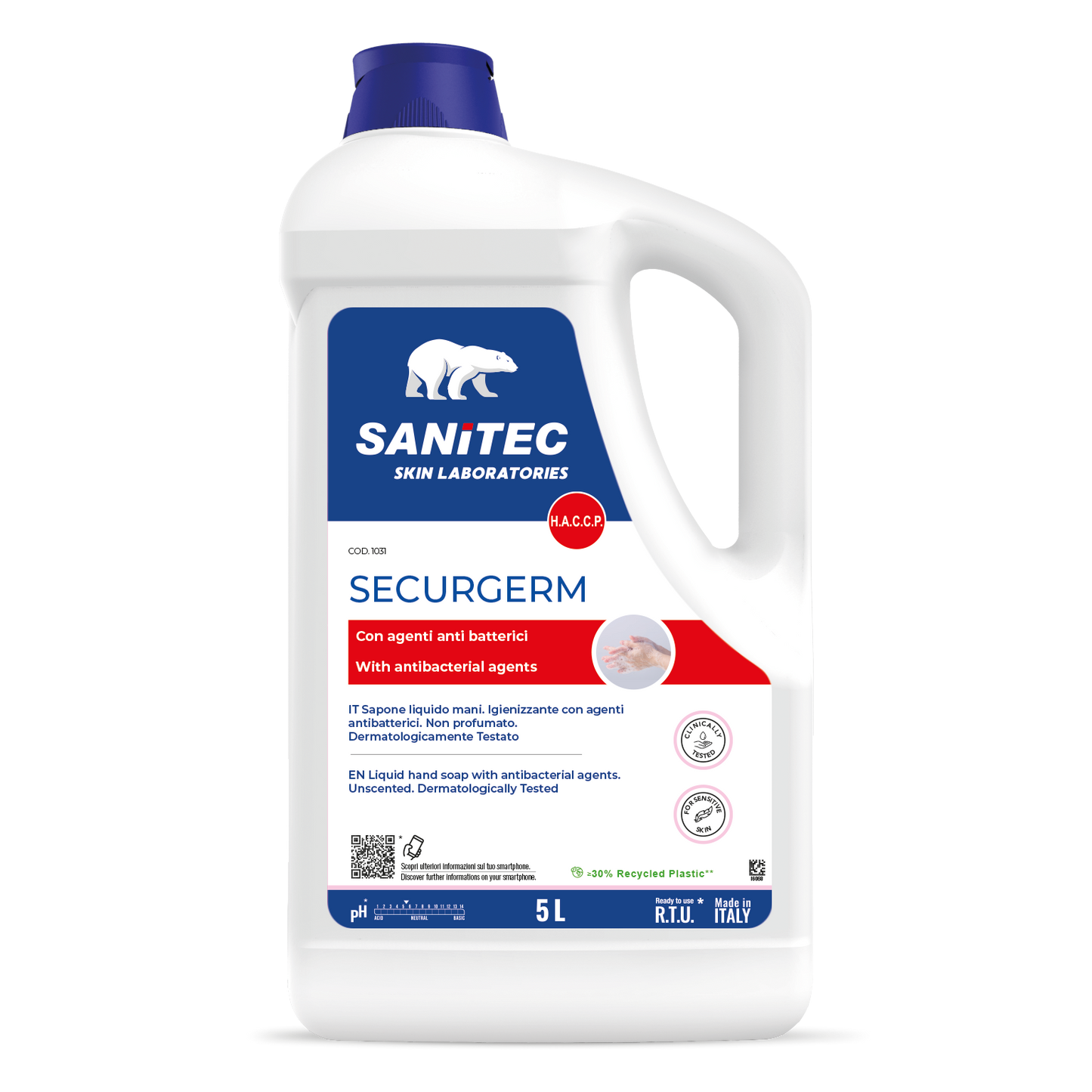 SECURGERM With antibacterial agents - 2 pcs x 5 L
