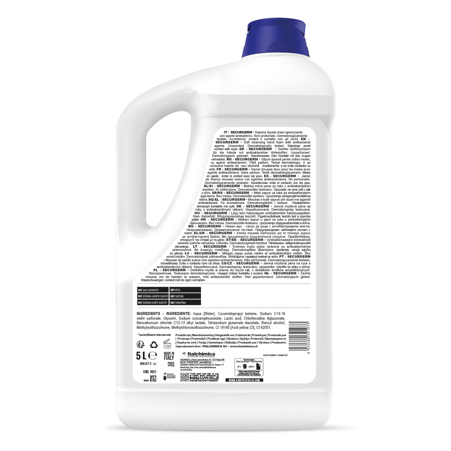 SECURGERM With antibacterial agents - 2 pcs x 5 L