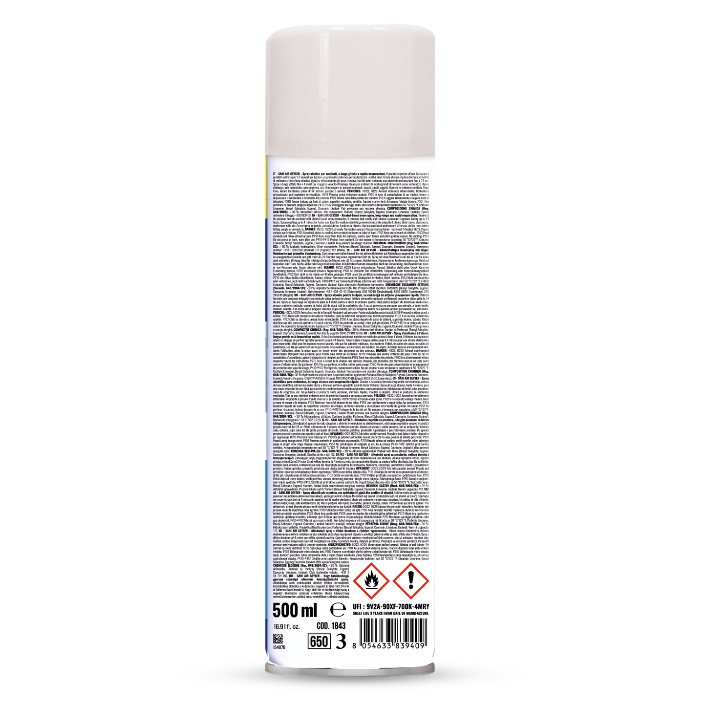 SANI AIR GEYSER - 12 pz x 500 ml