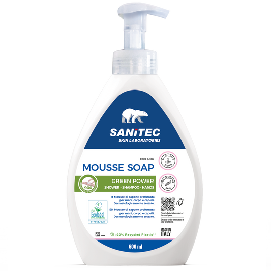 MOUSSE SOAP GREEN POWER - 6 pz x 600 ml