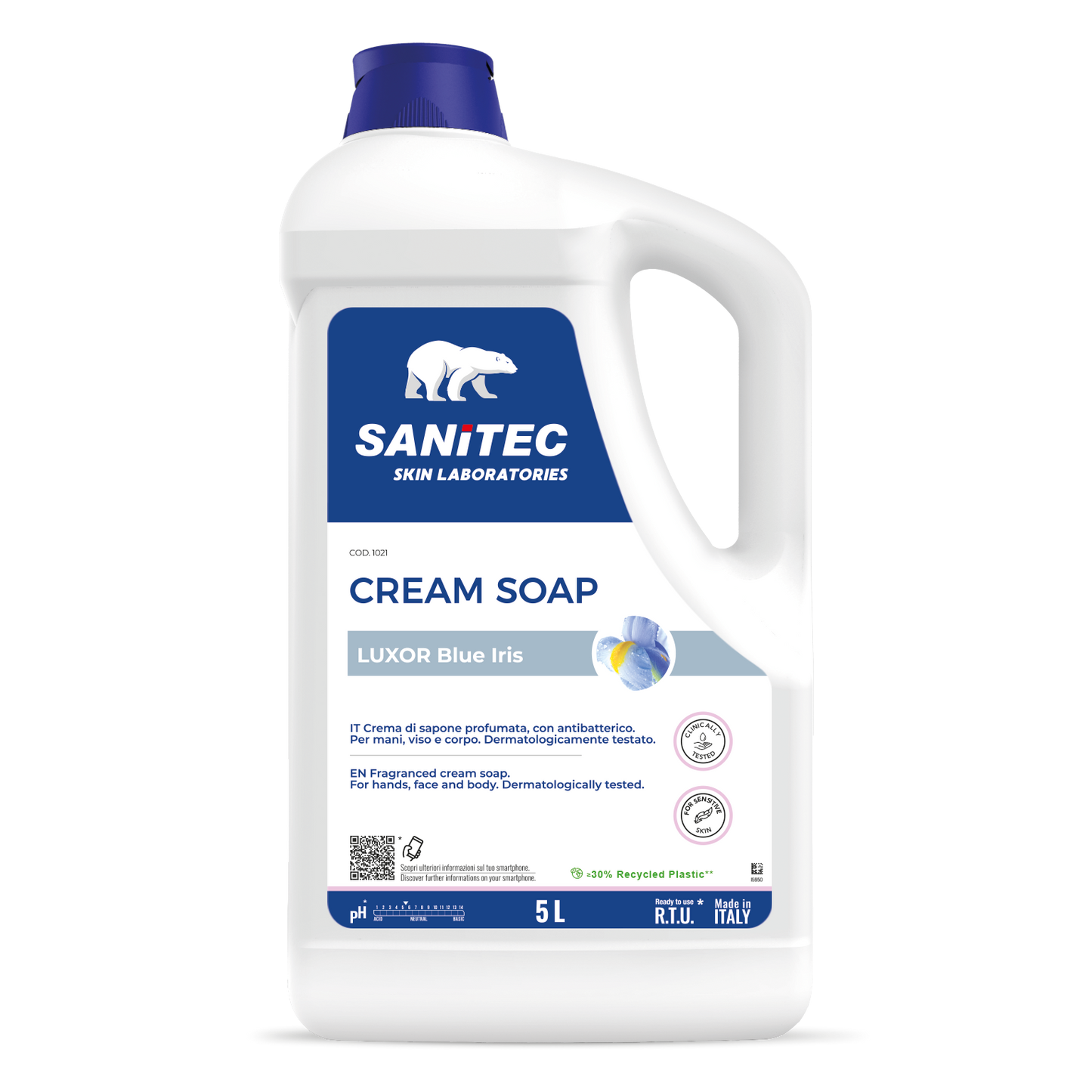 CREAM SOAP Luxor Blue Iris - 2 pz x 5 L