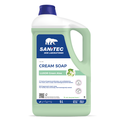 CREAM SOAP Luxor Green Aloe - 2 pz x 5 L